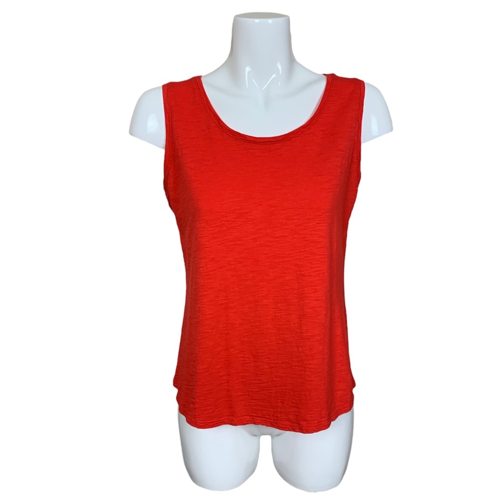 Chico’s Red Cotton Modal Knit Tank Top Size 1/Medium